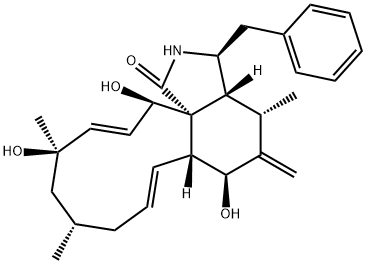 细胞松驰素 J, 53760-20-6, 结构式