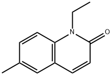1-エチル-6-メチル-2(1H)-キノリノン 化学構造式