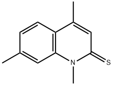2(1H)-Quinolinethione,  1,4,7-trimethyl- 结构式