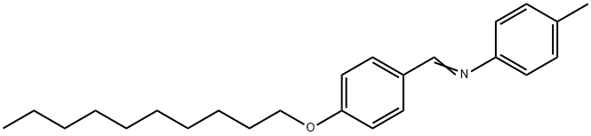 P-DECYLOXYBENZYLIDENE P-TOLUIDINE Struktur