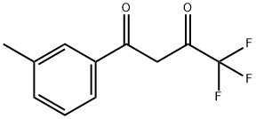 3-(3-メチルベンゾイル)-1,1,1-トリフルオロアセトン 化学構造式
