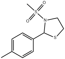 Thiazolidine, 2-(4-methylphenyl)-3-(methylsulfonyl)- (9CI)|