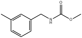 Carbamic  acid,  [(3-methylphenyl)methyl]-,  methyl  ester  (9CI) 结构式