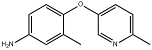 3-METHYL-4-(6-METHYL-PYRIDIN-3-YLOXY)-PHENYLAMINE, 537705-06-9, 结构式