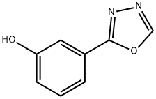 3-(1,3,4-氧杂二唑-2-基)苯酚,5378-29-0,结构式