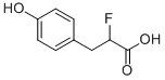 2-氟-3-(4-羟基苯基)丙酸, 53786-98-4, 结构式