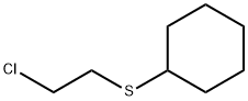 2-クロロエチルシクロヘキシルスルフィド 化学構造式
