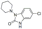 5-Chloro2,3DiHydro1(PiperidinYl)1HBenzimidazole-2-One Struktur