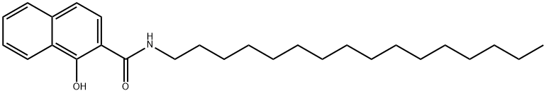 N-hexadecyl-1-hydroxynaphthalene-2-carboxamide Structure