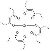 ZIRCONIUM 3,5-HEPTANEDIONATE Structure