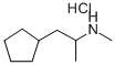 cyclopentamine hydrochloride,538-02-3,结构式