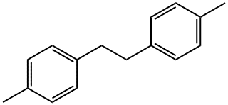 1,2-ジ-(4-メチルフェニル)エタン 化学構造式