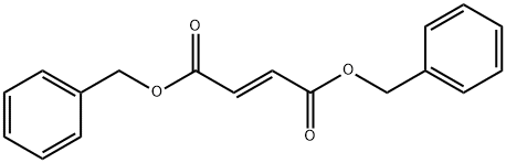 (E)-2-ブテン二酸ビス(フェニルメチル) 化学構造式
