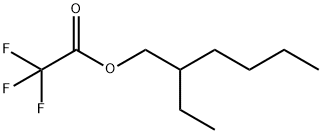 Acetic acid, 2,2,2-trifluoro-, 2-ethylhexyl ester,53800-08-1,结构式