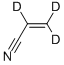 アクリロニトリル-D3 化学構造式
