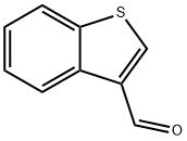 ベンゾ[b]チオフェン-3-カルボアルデヒド 化学構造式