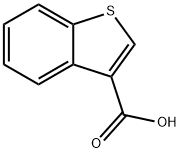 1-Benzothiophene-3-carboxylic acid Struktur
