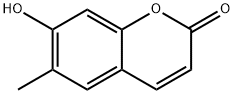 7-Hydroxy-6-methyl-2H-1-benzopyran-2-one Structure