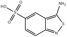 3-amino-2,1-benzisothiazole-5-sulphonic acid Struktur