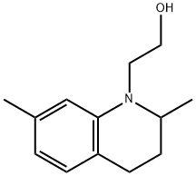 3,4-Dihydro-2,7-dimethyl-1(2H)-quinolineethanol Struktur