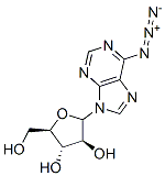 9-arabinofuranosyl-6-azidopurine Struktur