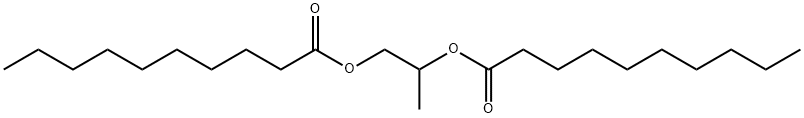 丙二醇二癸酸酯, 53824-77-4, 结构式
