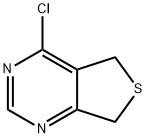 4-chloro-5,7-dihydrothieno[3,4-d]pyrimidine Structure