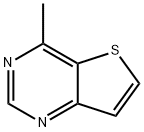 Thieno[3,2-d]pyrimidine, 4-methyl- (9CI) Struktur