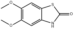 2(3H)-Benzothiazolone,5,6-dimethoxy-(9CI) Struktur