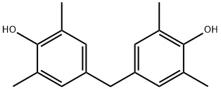 4,4'-メチレンビス(2,6-ジメチルフェノール) 化学構造式