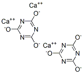 Calcium cyanirate Struktur
