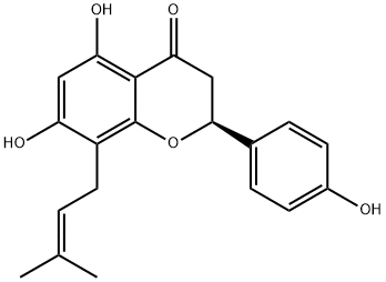 8-异戊烯基柚皮素, 53846-50-7, 结构式