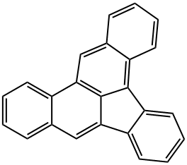 ジベンゾ[a,e]フルオランテン 化学構造式