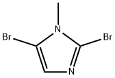 2,5-二溴-1-甲基-1H-咪唑, 53857-59-3, 结构式