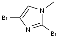 2,4-二溴-1-甲基-1H-咪唑, 53857-60-6, 结构式