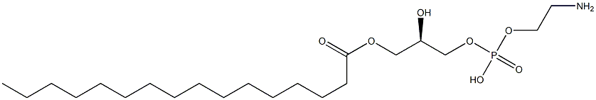 1-PALMITOYL-SN-GLYCERO-3-PHOSPHOETHANOLAMINE Structure