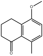 5-甲氧基-8-甲基-3,4-二氢萘-1(2H)-酮, 53863-68-6, 结构式