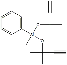 bis[(1,1-dimethylallyl)oxy]methylphenylsilane  Struktur