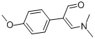 3-(DIMETHYLAMINO)-2-(4-METHOXYPHENYL)ACROLEIN,53868-28-3,结构式