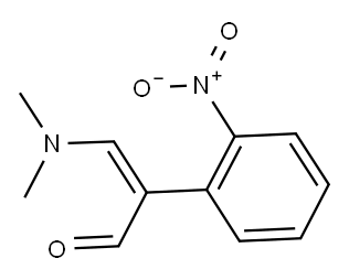 3-(DIMETHYLAMINO)-2-(2-NITROPHENYL)ACRYLALDEHYDE Structure