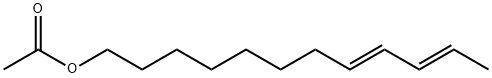 (8E,10E)-8,10-ドデカジエン-1-オールアセタート 化学構造式