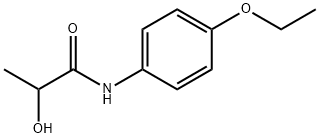 N-ラクトイル-p-フェネチジン 化学構造式