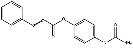 4-cinnamoyloxyphenylurea Struktur