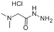 (ジメチルアミノ)アセトヒドラジド·塩酸塩 化学構造式