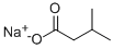 3-メチルブタン酸ナトリウム 化学構造式