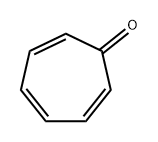 1,3,5-シクロヘプタトリエン-7-オン 化学構造式