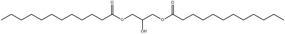 1,3-二月桂酸甘油酯, 539-93-5, 结构式