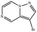 3-ブロモピラゾロ[1,5-A]ピラジン 化学構造式