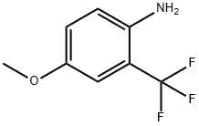 2-アミノ-5-メトキシベンゾトリフルオリド 化学構造式