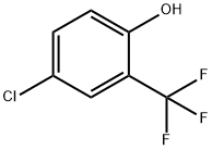 4-CHLORO-2-(TRIFLUOROMETHYL)PHENOL Struktur